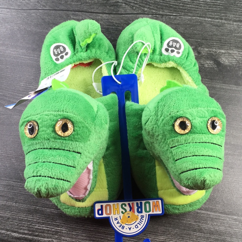 🐙 Build-A-Bear Workshop Slippers Large 4/5